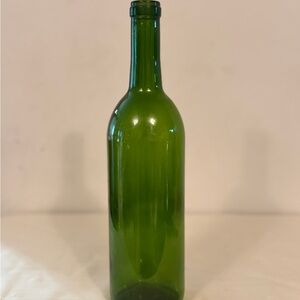 Green Glass Wine Bottle